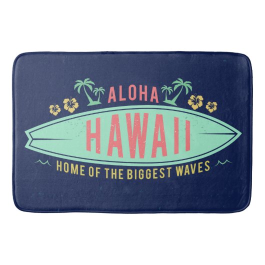 Aloha Hawaiian Surfer badmat (Voorkant)
