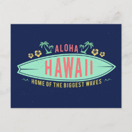 Aloha Hawaiian Surfer briefkaart