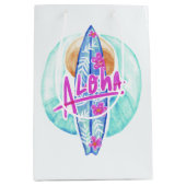 Aloha Hawaiian Surfer-cadeazak Medium Cadeauzakje (Voorkant)