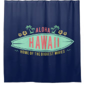 Aloha Hawaiian Surfer-gordijn Douchegordijn (Voorkant)