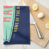 Aloha Hawaiian Surfer handdoek (Quarter Fold)