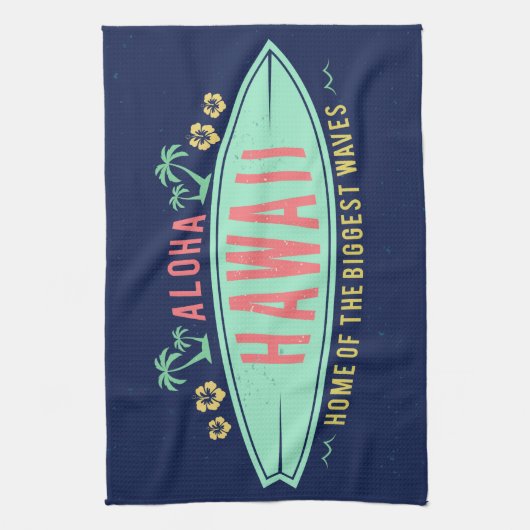 Aloha Hawaiian Surfer handdoek (Verticaal)