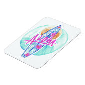 Aloha Hawaiian Surfer magnet Magneet (Linkerzijde)