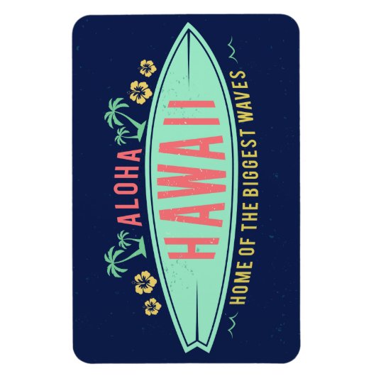 Aloha Hawaiian Surfer magnet Magneet (Verticaal)