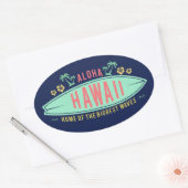 Aloha Hawaiian Surfer stickers (Envelop)