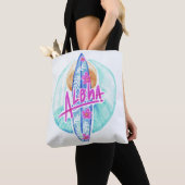 Aloha Hawaiian Surfer zakken Tote Bag (Dichtbij)