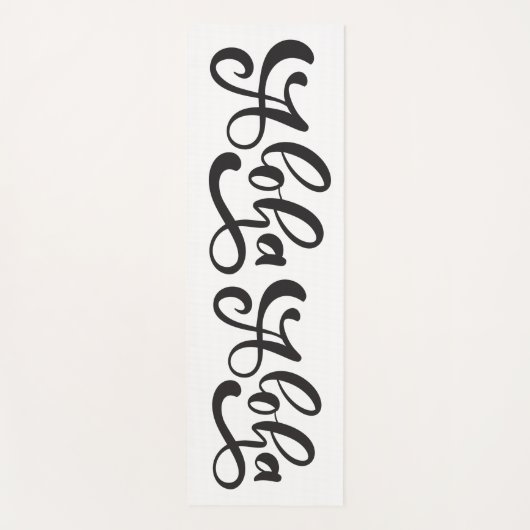 Aloha hawaiian Theme Yogamat (Voorkant)