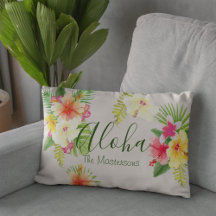 Aloha Hawaiian Tropical Floral Waterverf