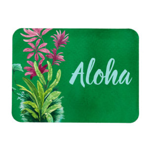 Aloha Hawaiian Tropical Flower Cruise Cabin Magneet