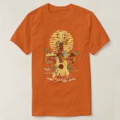 Aloha Hawaiian Tropical Hut Tiki Bar T-shirt (Design voorkant)