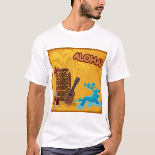 Aloha Hawaiian Vacation T-Shirt (Voorkant)