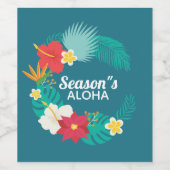 Aloha Hawaiian Wijn Etiket (Enkel label)