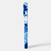 Aloha Heart Hawaiian Hibiscus Tropical Blue Case-Mate iPhone Case (Achterkant / Links)