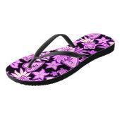 Aloha Heart Hawaiian Hibiscus Tropical Teenslippers (Schuin)