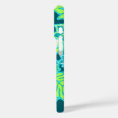 Aloha Heart Hawaiian Hibiscus Tropisch Blauwgroen Case-Mate iPhone Case (Achterkant / Links)