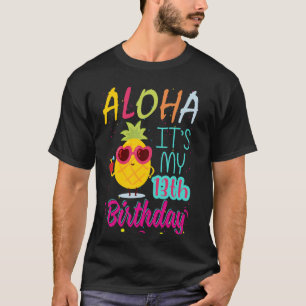 Aloha Het is mijn 13e verjaardag Hawaiian 13 jaar  T-shirt