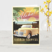 Aloha! Het Tropische Paradijs van de zomer Kaart (Gele Bloem)