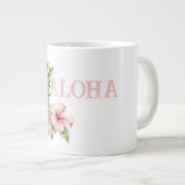 Aloha Hibiscus Bloem Ananas Grote Koffiekop (Voorkant rechts)
