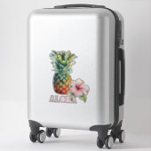 Aloha Hibiscus Bloem Ananas Sticker (Koffer)