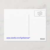 Aloha hibiscus briefkaart (Achterkant)