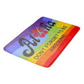 Aloha Hibiscus - flat Hawaii design + jouw ideeën Badmat (Gekanteld)