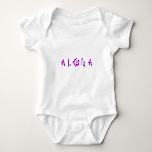Aloha Hibiscus Logo Romper (Voorkant)