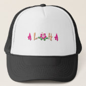 Aloha Hibiscus Logo Trucker Pet (Voorkant)