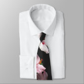 Aloha Hibiscus Pink Duo Wedding Stropdas (Gebonden)