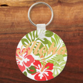 Aloha Hibiscus Sleutelhanger (Voorkant)