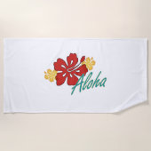 Aloha Hibiscus Strandlaken (Voorkant)