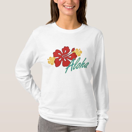 Aloha Hibiscus T-shirt (Voorkant)