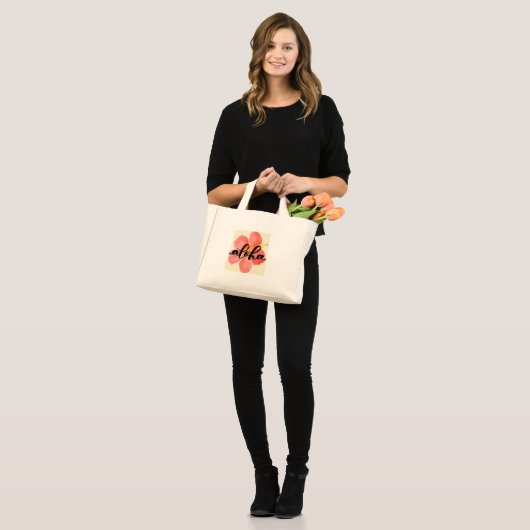 Aloha Hibiscus Tote Tas (Voorkant (model))