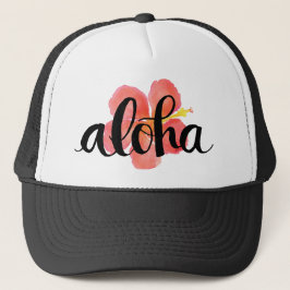 Aloha Hibiscus Trucker Hat Trucker Pet