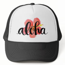 Aloha Hibiscus Trucker Hoed