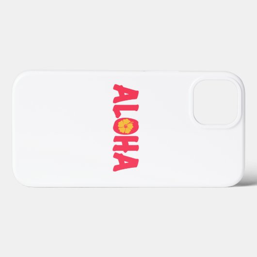 Aloha Hoesje-Mate iPhone Case (Achterkant (horizontaal))