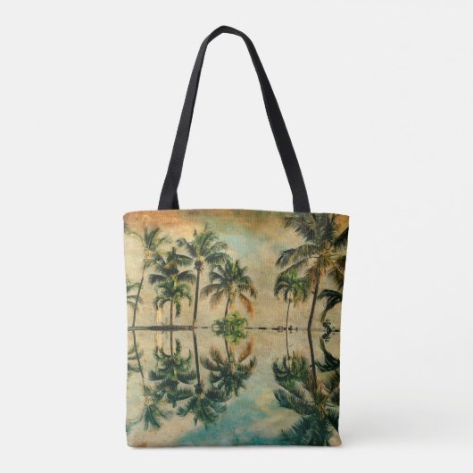 Aloha Home Canvas tas (Achterkant)
