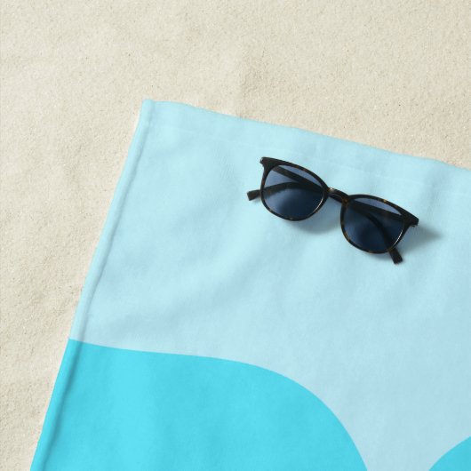 Aloha Honeys Blond Hula Girl Hawaiian Hibiscus Strandlaken (In situ)