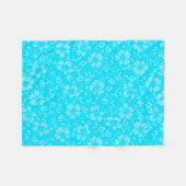 Aloha Honeys Coördinaat Hawaïaanse Hibiscus Fleece Deken (Voorkant (Horizontaal))