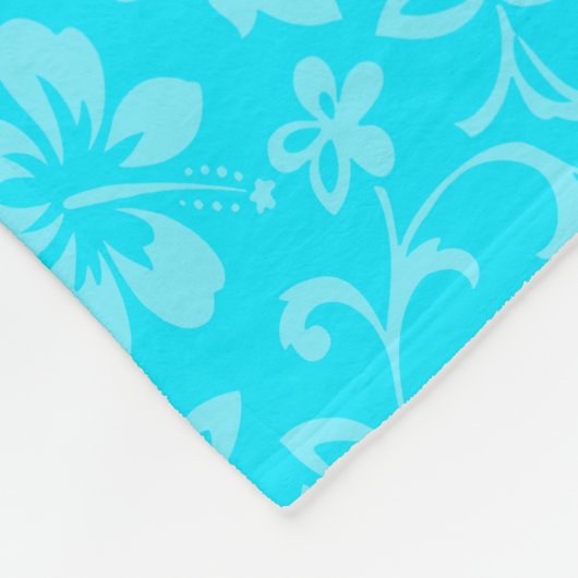 Aloha Honeys Coördinaat Hawaïaanse Hibiscus Fleece Deken (Hoek)