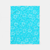 Aloha Honeys Coördinaat Hawaïaanse Hibiscus Fleece Deken (Voorkant)