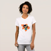 "Aloha Honeys" Dames t-shirt in Geel (Voorkant volledig)