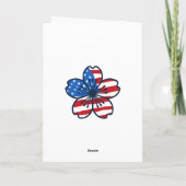 Aloha Honeys Hawaiian Beach Patriotic Cards Kaart (Achterkant)
