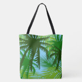 Aloha Honeys Hawaiian Hula Girl Beach Tote Bag (Achterkant)