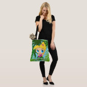 Aloha Honeys Hawaiian Hula Girl Beach Tote Bag (Op model)