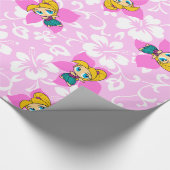 Aloha Honeys Hawaiian Hula Meisje Inpakpapier (Hoek)