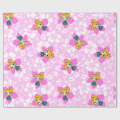 Aloha Honeys Hawaiian Hula Meisje Inpakpapier (Vlak)