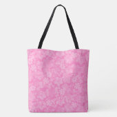 Aloha Honeys Hawaiian Roze Hula Meisje Strandtas Tote Bag (Achterkant)
