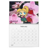 Aloha Honeys Hula Meisje Bloemen 2011 Kalender (Feb 2027)