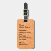 Aloha honeys hula meisje hibiscus Bagagelabels (Voorkant verticaal)