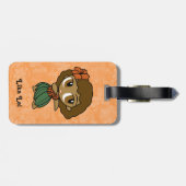 Aloha honeys hula meisje hibiscus Bagagelabels (Achterkant horizontaal)